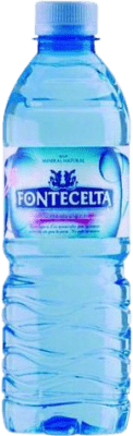 4,95 € 免费送货 | 盒装24个 水 Fontecelta Mineral Natural — 天然矿物 加利西亚 西班牙 三分之一升瓶 33 cl