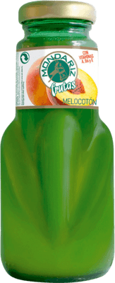 34,95 € 送料無料 | 24個入りボックス ソフトドリンク Mondariz Frutas ガリシア スペイン 小瓶 20 cl Melocotón — モモ