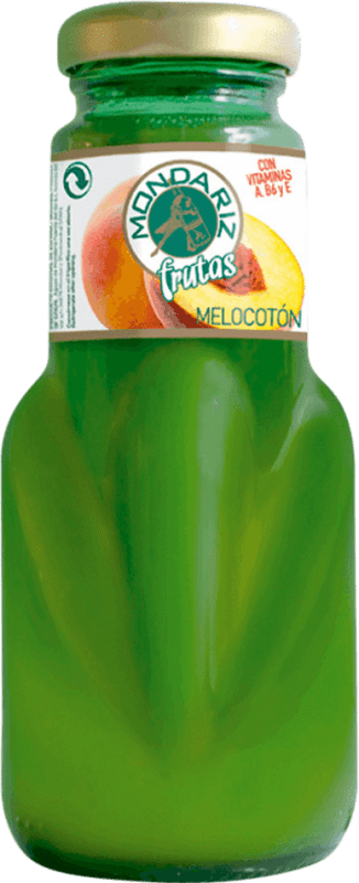34,95 € 送料無料 | 24個入りボックス ソフトドリンク Mondariz Frutas ガリシア スペイン 小瓶 20 cl Melocotón — モモ
