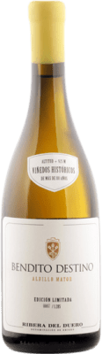 52,95 € Envío gratis | Vino Blanco Bendito Destino D.O. Ribera del Duero Castilla y León España Albillo 75 cl
