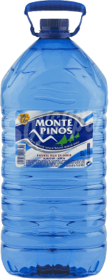 13,95 € Envío gratis | Caja de 4 unidades Agua Monte Pinos PET Castilla y León España Garrafa 5 L