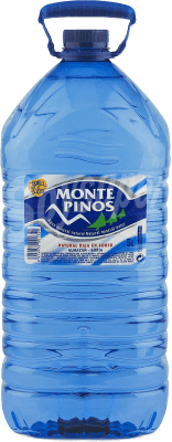 15,95 € Envío gratis | Caja de 4 unidades Agua Monte Pinos Mineral Natural Castilla y León España Garrafa 5 L PET