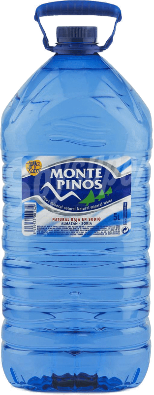 13,95 € Kostenloser Versand | 4 Einheiten Box Wasser Monte Pinos PET Kastilien und León Spanien Karaffe 5 L