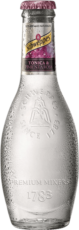 89,95 € 送料無料 | 24個入りボックス ソフトドリンク Schweppes スペイン 小瓶 20 cl Pimienta Rosa — ピンクペッパー, Tonic Water — トニックウォーター