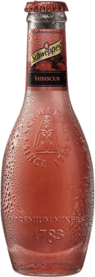 73,95 € Kostenloser Versand | 24 Einheiten Box Getränke und Mixer Schweppes Hibiscus Premium Spanien Kleine Flasche 20 cl