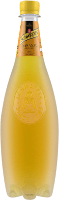 Soft Drinks 24 units box Schweppes 1 L PET Naranja — Orange