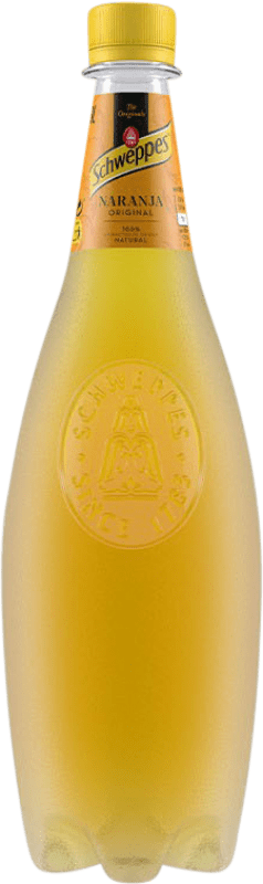 28,95 € Kostenloser Versand | 24 Einheiten Box Getränke und Mixer Schweppes Naranja PET Spanien Flasche 1 L