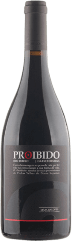 41,95 € Free Shipping | Red wine Márcio Lopes Proibido Grand Reserve I.G. Douro Douro Portugal Sousón, Donzelinho, Tinta Francisca Bottle 75 cl