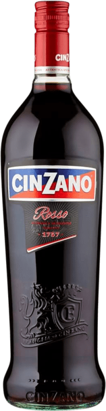 5,95 € Envio grátis | Vermute Cinzano Rosso Semi-seco Semi-doce Espanha Garrafa Medium 50 cl