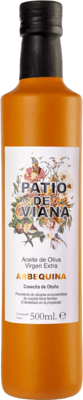 18,95 € Kostenloser Versand | Olivenöl Palacio Marqués de Viana E-NOL Extra Nativ Spanien Arbequina Medium-Flasche 50 cl