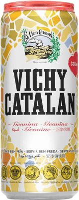 29,95 € Free Shipping | 24 units box Water Vichy Catalan Original Catalonia Spain Can 33 cl