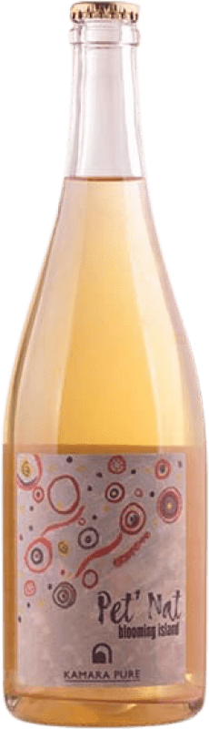 31,95 € Free Shipping | Rosé sparkling Kamara Blooming Island Pet Nat Rose Greece Malagousia, Assyrtiko Bottle 75 cl