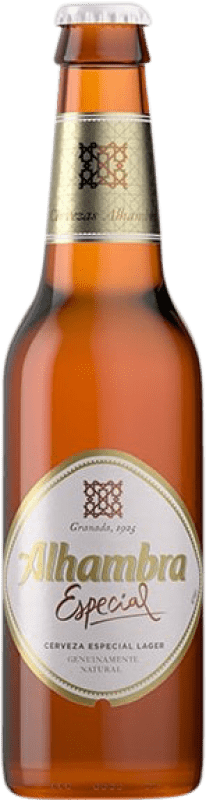 29,95 € Free Shipping | 30 units box Beer Alhambra Special Andalusia Spain Small Bottle 20 cl