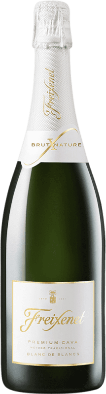 6,95 € Free Shipping | White Sparkling Wine Freixenet Brut Nature Blanc de Blancs D.O. Cava Catalonia Spain 75 cl