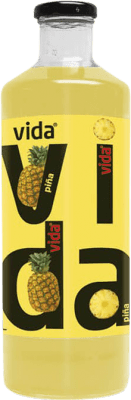 49,95 € 免费送货 | 盒装12个 饮料和搅拌机 Vida Zumo Piña 西班牙 瓶子 1 L