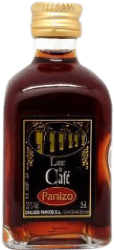 1,95 € Envoi gratuit | Eau-de-vie Orujo Panizo Castille et Leon Espagne Mini-Bouteille 5 cl Café