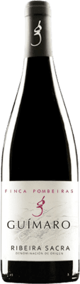 56,95 € Бесплатная доставка | Красное вино Guímaro Finca Pombeiras D.O. Ribeira Sacra Галисия Испания Garnacha — Гренаш, Mencía — Менсия, Sousón — Sousão — Сузан, Brancellao — Бранселлау, Merenzao — Меренсао, Caíño — Каиньо Бутылка 75 cl