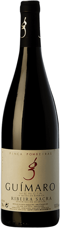 58,95 € Kostenloser Versand | Rotwein Guímaro Finca Pombeiras D.O. Ribeira Sacra Galizien Spanien Grenache, Mencía, Sousón, Caíño Schwarz, Brancellao, Merenzao Flasche 75 cl