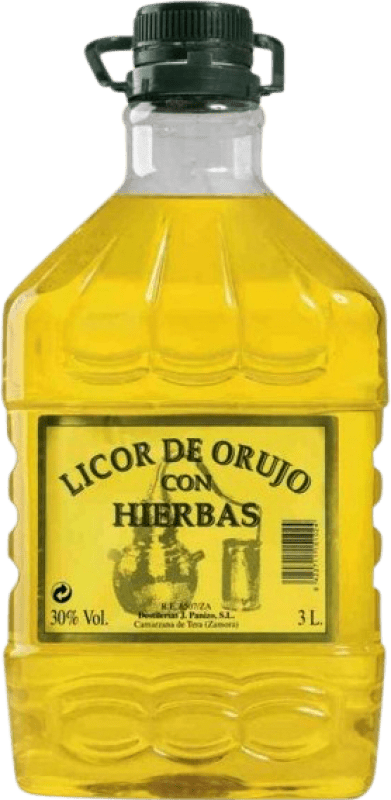 38,95 € Free Shipping | Herbal Liqueur Panizo Orujo Castilla y León Spain Carafe 3 L PET