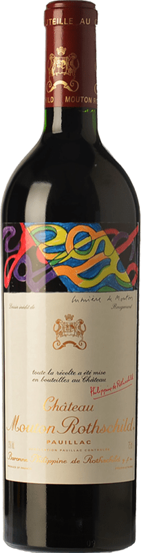 1 499,95 € 免费送货 | 红酒 Château Mouton-Rothschild A.O.C. Pauillac 波尔多 法国 Merlot, Cabernet Sauvignon, Cabernet Franc, Petit Verdot 瓶子 Magnum 1,5 L