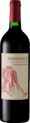 83,95 € Kostenloser Versand | Rotwein Château Bélair Monange Annonce A.O.C. Saint-Émilion Grand Cru Bordeaux Frankreich Merlot, Cabernet Franc Flasche 75 cl