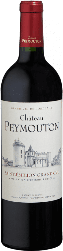 69,95 € Бесплатная доставка | Красное вино Jean-Pierre Moueix Château Peymouton A.O.C. Saint-Émilion Grand Cru Бордо Франция Merlot, Cabernet Sauvignon, Cabernet Franc бутылка Магнум 1,5 L