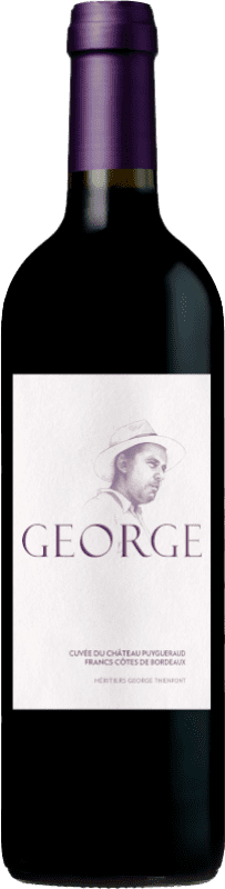 69,95 € Бесплатная доставка | Красное вино Château Puygueraud George Cuvée du A.O.C. Côtes de Bordeaux Бордо Франция Merlot, Cabernet Franc, Malbec бутылка Магнум 1,5 L