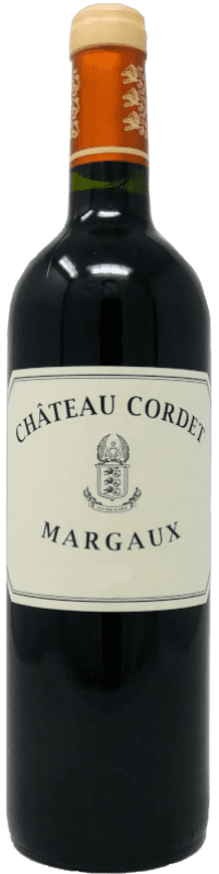 31,95 € Kostenloser Versand | Rotwein Château Cordet A.O.C. Margaux Bordeaux Frankreich Merlot, Cabernet Sauvignon, Cabernet Franc Flasche 75 cl