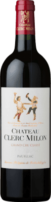 106,95 € 送料無料 | 赤ワイン Château Clerc Milon A.O.C. Pauillac ボルドー フランス Merlot, Cabernet Sauvignon, Cabernet Franc, Petit Verdot ボトル 75 cl