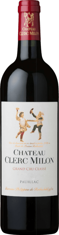 89,95 € Envio grátis | Vinho tinto Château Clerc Milon A.O.C. Pauillac Bordeaux França Merlot, Cabernet Sauvignon, Cabernet Franc, Petit Verdot Garrafa 75 cl