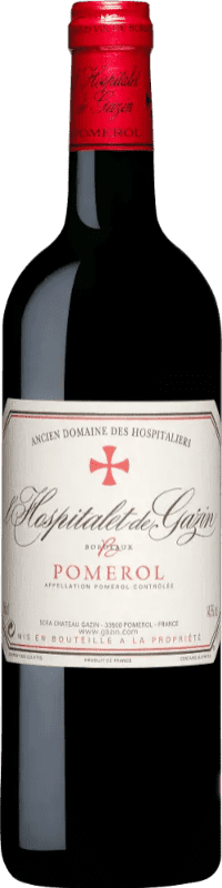 73,95 € Free Shipping | Red wine Château Gazin Rocquencourt L'Hospitalet A.O.C. Pomerol Bordeaux France Merlot, Cabernet Sauvignon, Cabernet Franc Bottle 75 cl