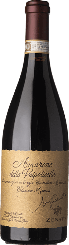 111,95 € Free Shipping | Red wine Cantina Zenato Amarone Sergio Zenato Reserve D.O.C.G. Amarone della Valpolicella Veneto Italy Corvina, Rondinella, Oseleta, Croatina Bottle 75 cl