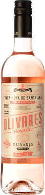 8,95 € 免费送货 | 玫瑰酒 Olivares Rosado D.O. Jumilla 西班牙 Grenache 瓶子 75 cl