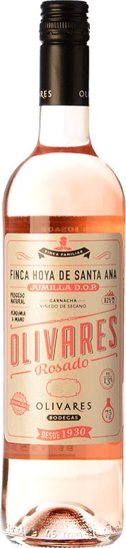 7,95 € Spedizione Gratuita | Vino Rosato Olivares D.O. Jumilla Spagna Garnacha — Grenache Bottiglia 75 cl