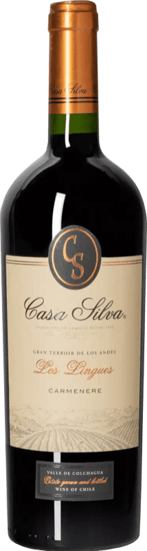 18,95 € Envío gratis | Vino tinto Casa Silva Los Lingues I.G. Valle de Colchagua Valle de Colchagua Chile Carmenère Botella 75 cl