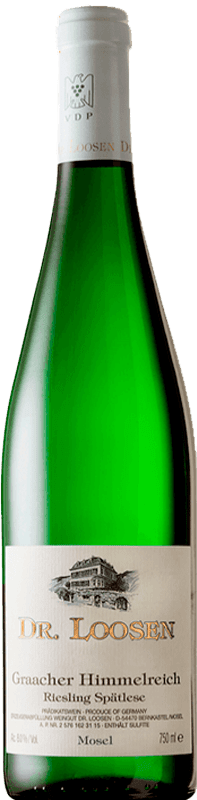 35,95 € 免费送货 | 白酒 Dr. Loosen Graacher Himmelreich Mosel 德国 Riesling 瓶子 75 cl