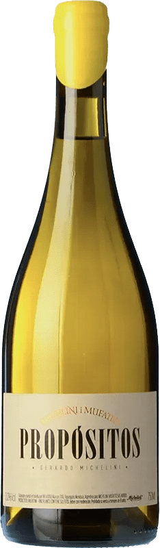 57,95 € Бесплатная доставка | Белое вино Michelini i Mufatto Propósitos I.G. Mendoza Мендоса Аргентина Chenin White бутылка 75 cl