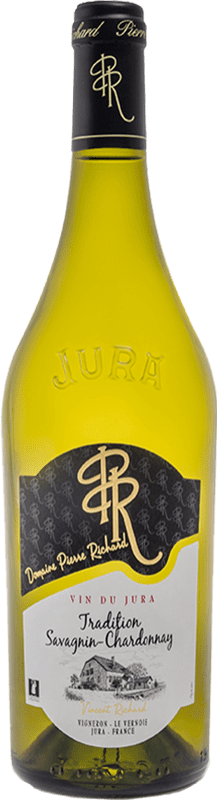 28,95 € Бесплатная доставка | Белое вино Pierre Richard Tradition A.O.C. Côtes du Jura Jura Франция Chardonnay, Savagnin бутылка 75 cl