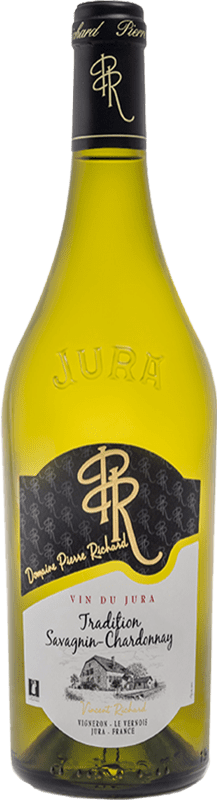 43,95 € 免费送货 | 白葡萄酒 Pierre Richard 传统 A.O.C. Côtes du Jura 朱拉 法国 Chardonnay — 莎当妮, Savagnin — 萨瓦尼安 75 cl