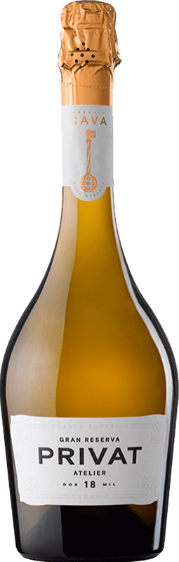 22,95 € 送料無料 | 白スパークリングワイン Privat Atelier グランド・リザーブ D.O. Cava スペイン Xarel·lo ボトル 75 cl