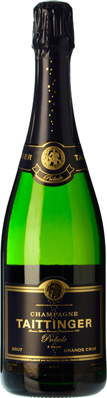 105,95 € 免费送货 | 白起泡酒 Taittinger Prelude Grands Crus A.O.C. Champagne 香槟酒 法国 Pinot Black, Chardonnay 瓶子 75 cl