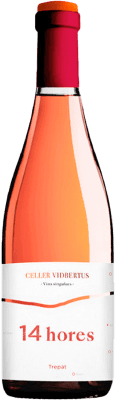 9,95 € Kostenloser Versand | Rosé-Wein Vidbertus 14 Hores D.O. Conca de Barberà Spanien Trepat Flasche 75 cl