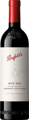 126,95 € Бесплатная доставка | Красное вино Penfolds Bin 704 I.G. California Калифорния Соединенные Штаты Cabernet Sauvignon — Каберне Совиньон 75 cl