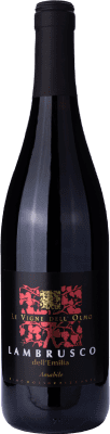 14,95 € Envío gratis | Espumoso Tinto Giuseppe Campagnola Le Vigne dell' Olmo I.G.T. Emilia Romagna Emilia-Romagna Italia Lambrusco 75 cl