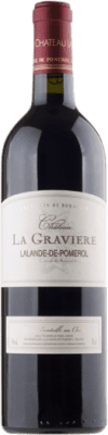41,95 € Envío gratis | Vino tinto Château La Graviere A.O.C. Lalande-de-Pomerol Burdeos Francia Merlot, Cabernet Sauvignon, Cabernet Franc Botella 75 cl