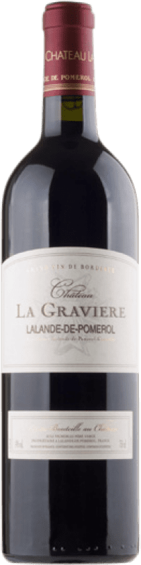 26,95 € Kostenloser Versand | Rotwein Château La Graviere A.O.C. Lalande de Pomerol Bordeaux Frankreich Merlot, Cabernet Sauvignon, Cabernet Franc 75 cl