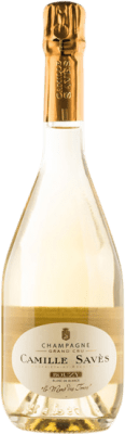 84,95 € Envio grátis | Espumante branco Camille Savès Le Mont des Tours Blanc de Blancs A.O.C. Champagne Champagne França Chardonnay Garrafa 75 cl