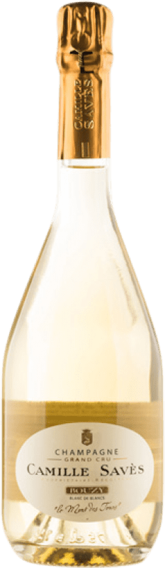 84,95 € 免费送货 | 白起泡酒 Camille Savès Le Mont des Tours Blanc de Blancs A.O.C. Champagne 香槟酒 法国 Chardonnay 瓶子 75 cl
