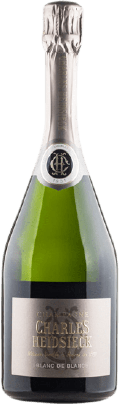 262,95 € Kostenloser Versand | Weißer Sekt Charles Heidsieck Blanc de Blancs A.O.C. Champagne Champagner Frankreich Chardonnay Magnum-Flasche 1,5 L