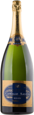 101,95 € Бесплатная доставка | Белое игристое Camille Savès Millésimé Grand Cru A.O.C. Champagne шампанское Франция Pinot Black, Chardonnay бутылка Магнум 1,5 L